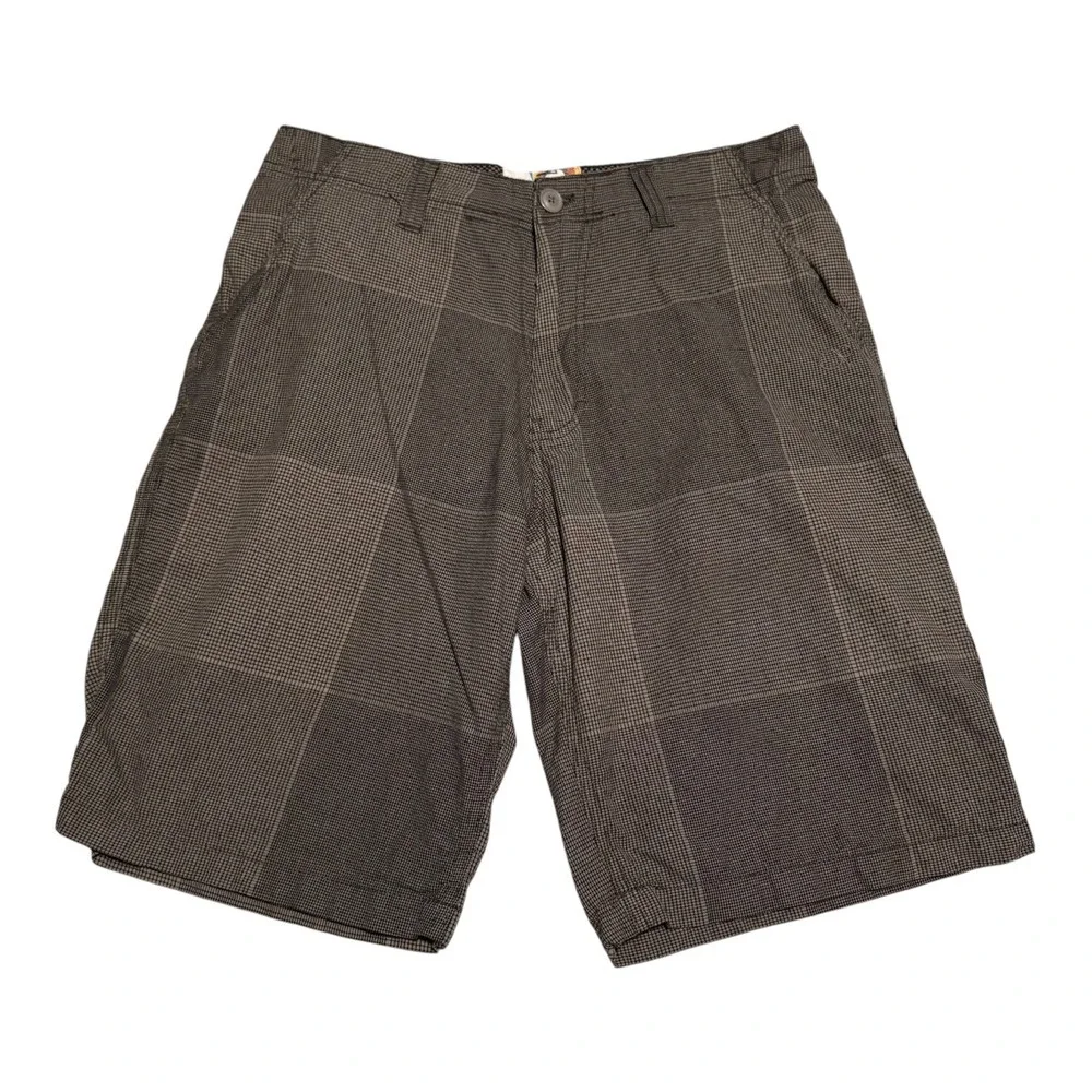 2000s Ocean Pacific Plaid Multicolor Patterned Baggy Shorts‎ Men's 32 (Fits 33)
